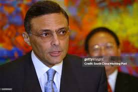 Egypt's consul general, Aly Galal Bassiouny, and Hong Kong's... News Photo 