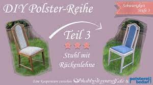 Flowerpot pendant light consists two semi spheres, equpped with e27 led bulbs. Einen Stuhl Mit Ruckenlehne Selber Polstern Das Grosse Polster Tutorial Teil 3 Youtube