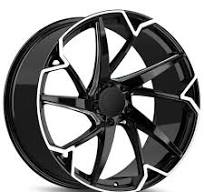 Gloss Black Machine Face Car Wheel Rims 17 18 19 20 21 22 23 24 Inch Custom  Wheels Forged For Audi Porsche Volkswagen BMW Mazda