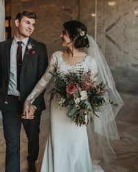 Modest Wedding Dress With Long Sleeves From Alta Moda Modest Bridal Gowns Modest Wedding Dresses Wedding Dress Long Sleeve Best Wedding Dresses