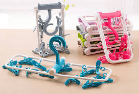 Whatever needs to be dried, there's a drying rack to help make the job quicker and easier. Folding Travel Clip Drip Laundry Hanger Drying Rack Things That Fold