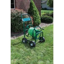 Best Garden 300 Ft. x 5/8 In. Green Metal 4-Wheel Portable Hose Reel -  Stone's Home Centers