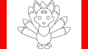 I used ana white's pattern. How To Draw Kitsune From Roblox Adopt Me Step By Step Drawing Youtube