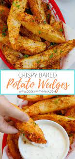 The Best Crispy Potato Wedges Recipe In 2021 Potato Wedges Baked Crispy Baked Potato Wedges Baked Potato Recipes