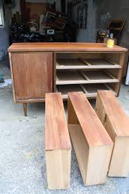 You are a pro at stripes. How To Our Refinish A Mid Century Modern Buffet Merrypad