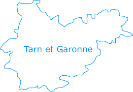 Une collectivité territoriale proprement dite, à savoir une personne morale de droit public différente de l'état. Carte Departement Tarn Et Garonne Departement Tarn Et Garonne Et Codes Postaux Tarn Et Garonne
