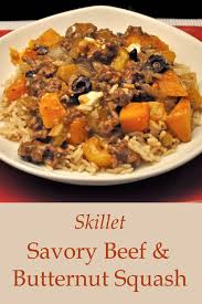 Savory Beef And Butternut Squash Down The Rabbit Hole Thyme For Cooking Recipe Dinner With Ground Beef Beef Recipes Side Dishes Easy