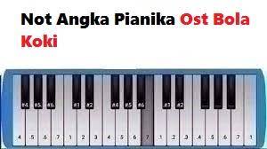 Gugur bungaku di taman hati di hari baan pertiwi harum semerbak menambahkan sari tanah air jaya sakti. Not Angka Pianika Ost Bola Koki Calonpintar Com