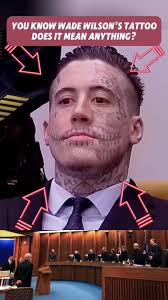 What do these Wade wilson tattoos mean_#murder #court #fyp #prison  #prisoner #courtroom #crime #devil #joker