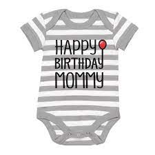 Tstars Boys Unisex Birthday Gifts For Mom Baby Boy Happy Birthday Mommy Outfit Cute Infant Mom S Gift B Day Birthday Party Baby Bodysuit Walmart Com