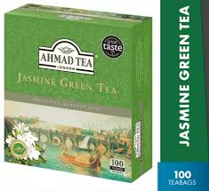 Ahmad tea green teas strawberry mint medley 15 pyramids. Ahmad Tea London Jasmine Green Tea 100 Teabags Prostat Com My