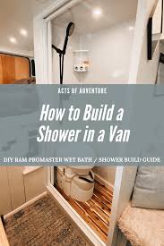 Bodyspa adventure rv shower kit, chrome. How To Build A Diy Wet Bath Shower In A Promaster Van Acts Of Adventure
