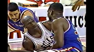 Maybe you would like to learn more about one of these? Michael Jordan Vs Charles Oakley Plays Rugby For Saving Loose Ball 1989 Playoffs Youtube