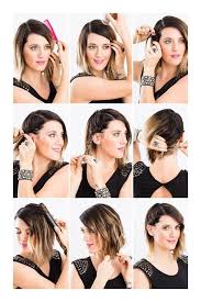 10 Peinados Recogidos Para Cabello Corto Y En Capas En 2020 Peinados Faciles Pelo Corto Recogidos Pelo Corto Rizado Recogido Cabello Corto