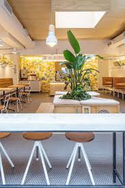 Architecture Outfit Made The Most Of A Tight Budget When Transforming A Dingy Space Into This Bright Ha Cafe Interior Design Restaurant Design Dezeen Interiors