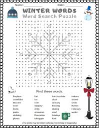 They all have the short vowel a sound. Winter Words Fun Winter Word Search Puzzle For Young Students Free Puzzle Puzzletainment Publishing