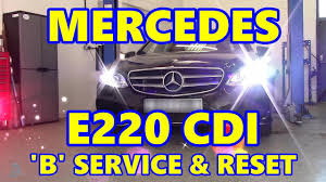 Mercedes E220 Cdi B Service Assyst Reset W212 Youtube