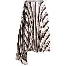 Black And White Striped Pleated Skirt Balenciaga Striped Pleated Crepe Skirt 6 480 Brl Liked On Polyvore Featuring Skirts Black White Black Balenciaga Skirt Black Striped Skirt Hot Pink Skirt
