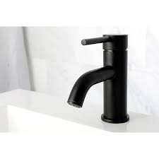 Kingston Brass Vintage Matte Black 1 Handle Single Hole Bathroom Sink Faucet W In 2020 Bathroom Faucets Bathroom Sink Faucets Single Hole Single Handle Bathroom Faucet