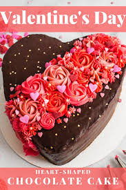 Based in london, we create valentines day cakes which can be personalised and modified in size. Valentine S Day Chocolate Cake Tutorial Flour Floral