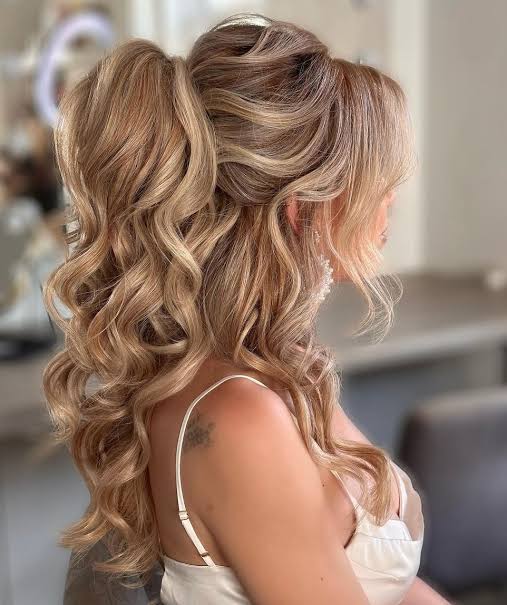 40 Easy and Chic Half Ponytails for Every Hair Type and Vibe