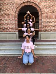 Iota Beta Chapter Of Alpha Kappa Alpha Sorority Inc Los Angeles Ca University Of South Sorority Outfits Sorority Girl Style Alpha Kappa Alpha Paraphernalia