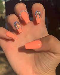 Since acrylic nails are a combination of liquid monomer and powder polymer when applied to your nails and exposed to the air. On Instagram Tracynailz Let Me See It Came Thru For These Holo Flames Drawin Long Acrylic Nails Best Acrylic Nails Fire Nails