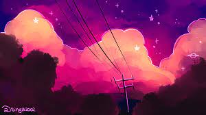 2560x1440 Aesthetic Wallpapers On Wallpaperdog 9.2 2560x1440 54647 силуэт, звездное небо, столбы.