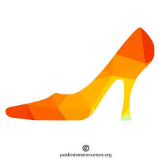 The heel is also angled for. High Heel Silhouette Vector Image Ai