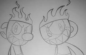 This is a list of games for the nintendo switch.the switch supports both physical and digital games. Ninjahaku21 On Twitter A Small Preview Of Bad Ending Cuphead And Mugman Studio Mdhr Shared A Picture With Flames In Their Heads And I Had To Draw It Xd Cuphead Fanart Wip