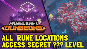For this rune, you will need to progress through the level until you reach an area where you need to retrieve some keys. Minecraft Dungeons All Secret Rune Locations How To Access Secret Level Youtube