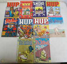 Lot 10 Robert Crumb; Hup + Mr. Natural XYZ Snoid Underground Comics |  #2023351564