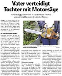 Angriff mit Kettensäge beschäftigt Justiz - Vorarlberger Nachrichten | VN.at