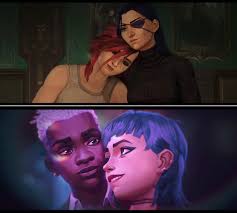 Complex dynamic between two characters in anime