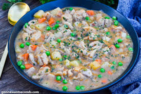 This delicious chicken stew with lemony cannellini beans makes a rustic simple meal that will satisfy and comfort. Chicken Stew One Pot Southern Comfort Food Gonna Want Seconds