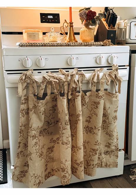 Charming Oven Skirt for Cottage core Kitchen Decor