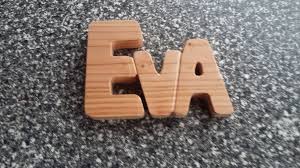 Schriftzug Eva Schriftzug