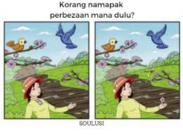 12 teka teki untuk menguji apakah kamu bisa lolos dari bahaya. Perbezaan Mana Yang Korang Nampak Dulu Dalam Gambar Ni Question Answer Soulusi Com