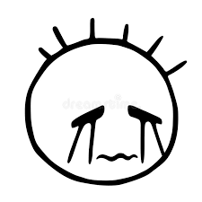 Zeichnen Sie Emoticonsikone Trauriges Emoji Ein Dusterer Smiley Mit Gekurvt Hinunter Mund Vektor Abbildung Illustration Von Zeichnen Trauriges 120292259