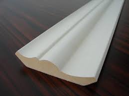 5x Dekorleiste Mdf Weiss 95x19mm Lange 2 0m 2 45 M Dekor Holzleisten Weiss