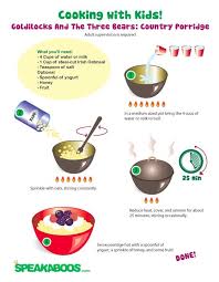 Recipes Country Porridge Speakaboos Worksheets Kids Cooking Recipes Goldilocks And The Three Bears Cooking With Kids