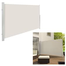 Aluminium Side Awning Aluminium Seitenmarkise Aluminium Windscherm Paravent Retractable Beige 200 X 300 Cm Wish