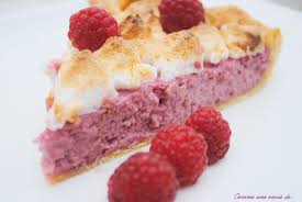Recette Tarte Aux Framboises Meringuees 750g Recette Recette Tarte Framboise Tarte Framboise Recette Tarte