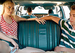Hoe blows me in back of van. 61t42g2edphr6m