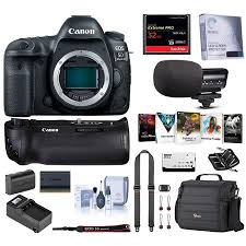 Canon Eos 5d Mark Iv Dslr Body W Canon Bg E20 Battery Grip Free Accessory Bundle 1483c002 Ga
