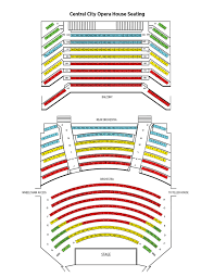 Memorable Central City Opera Seating Chart Ellie Caulkins