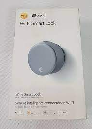 August ASL-05 Smart Lock Wi-Fi Deadbolt Lock W/ App Access - Silver | eBay