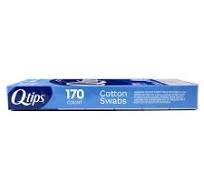 Q-tips Cotton Swabs, 100% Cotton, Durable Paper Stick, Multi-Purpose, 170  Count- Pack of 2