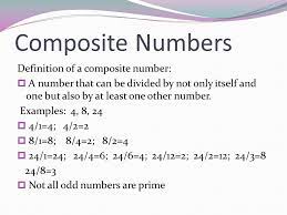Let us take a number say 4. Prime And Composite Numbers Introduction Me I Am In Compacted Math And I Will Show You The Math Concept Of Prime And Composite Numbers Concept Every Ppt Download