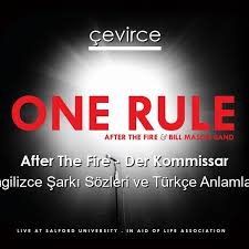 Yangın sırasında bir keçisinin doğum yaptığını belirten vatandaş, i̇şin kötü tarafı şimdi bir yangın daha geliyor. After The Fire Der Kommissar Ingilizce Sozleri Turkce Anlamlari Cevirce